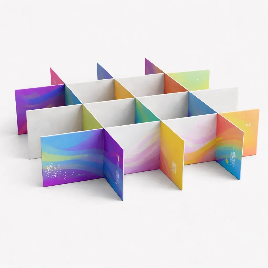 Cardboard fence partition and divider