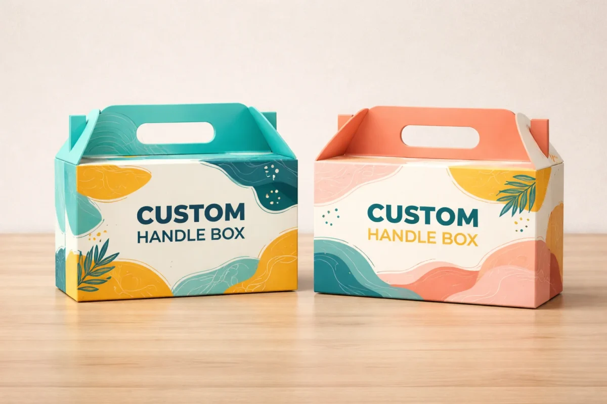 Handle Box Custom Custom Handle Boxes | Durable & Stylish Packaging Box - Packaging Box