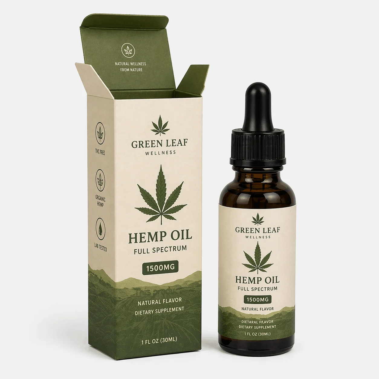 Hemp Oil Boxes