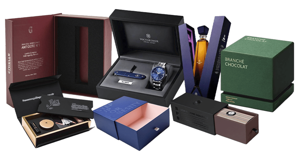 custom rigid boxes packaging box