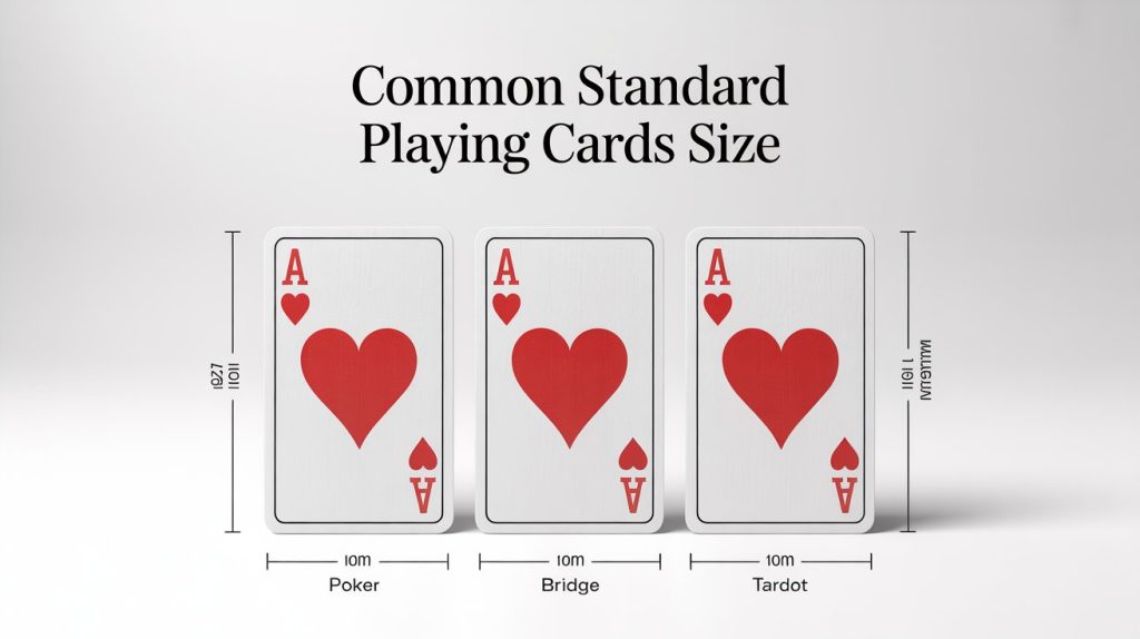 poker card size