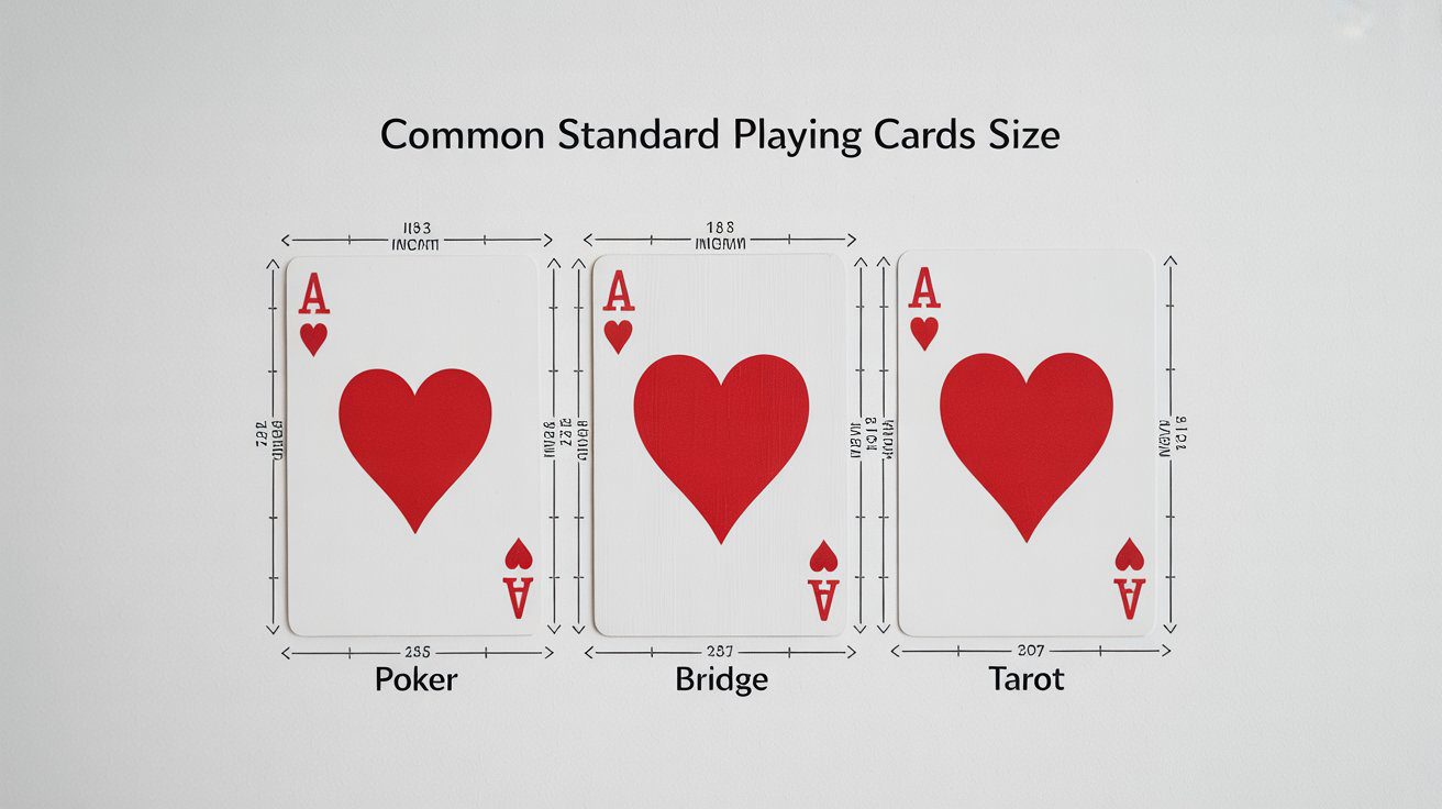 poker card size