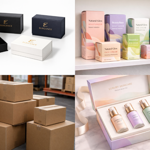 GoPacking custom packaging boxes from 100 units. Free design support, fast turnaround, and USA shipping. Trusted by brands in USA, UK & Canada.