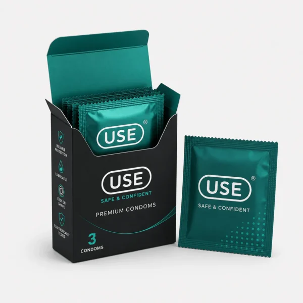 Condom packaging