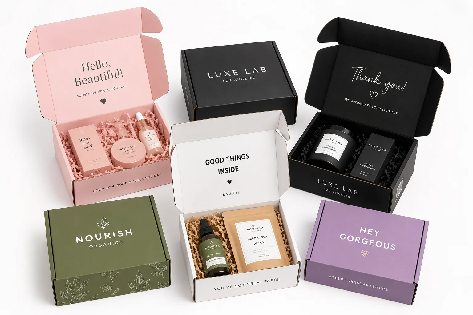 Custom Printed PR Mailer Boxes (4) Custom Printed PR Mailer Boxes (4)