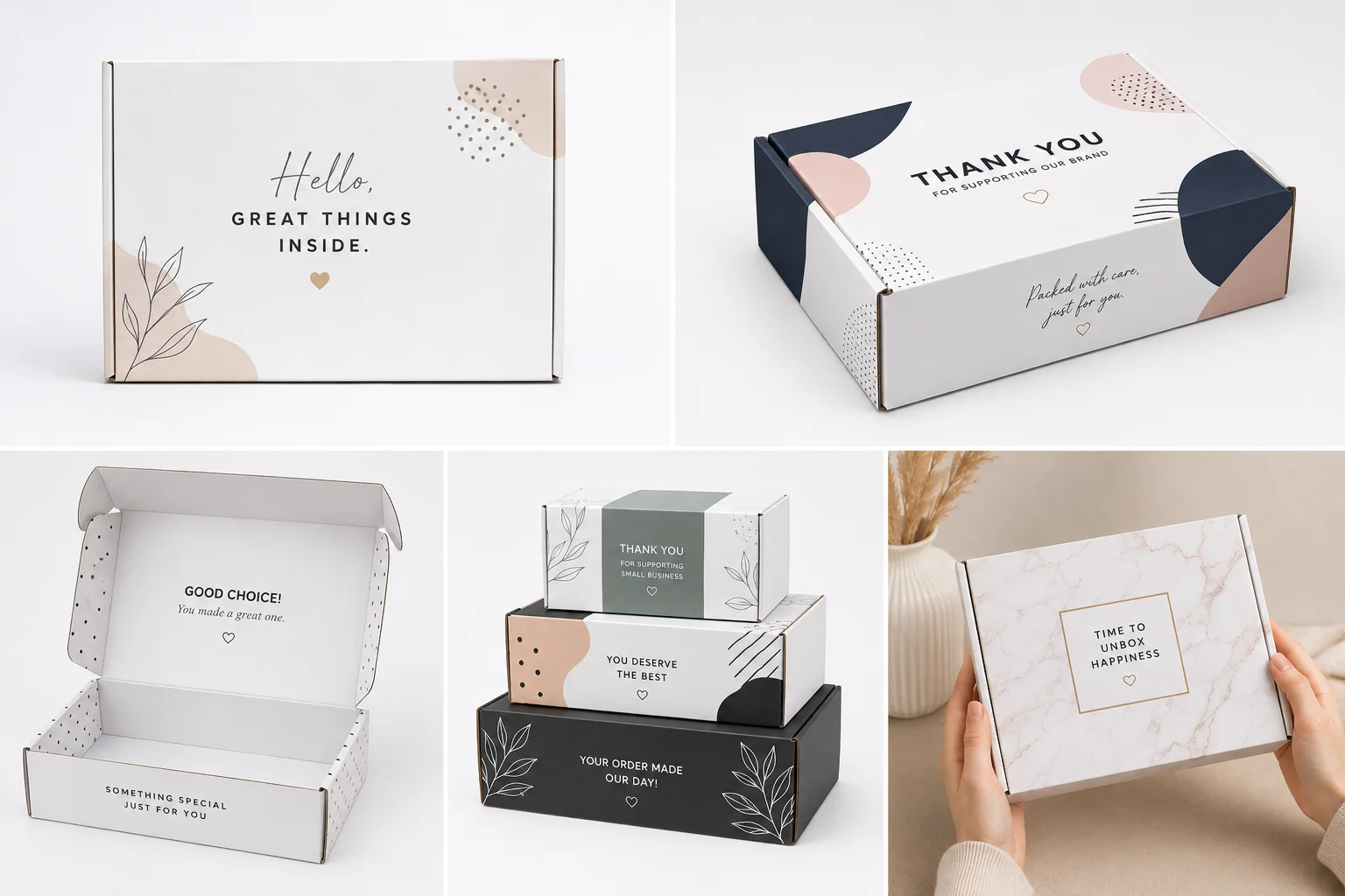 Custom Printed white Mailer Box Custom-Printed White Mailer Box